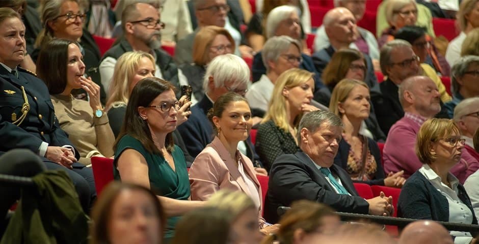 Kronprinsessan Victoria närvarade på Hjärnans dag 2019