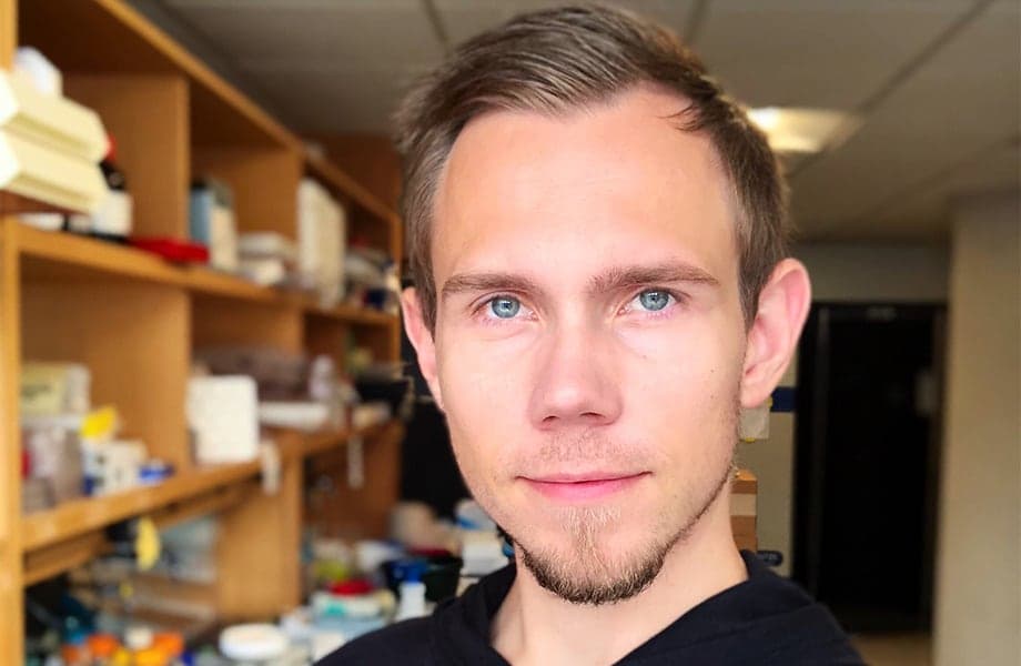 Patrik Andersson. en av Hjärnfondens stipendiater