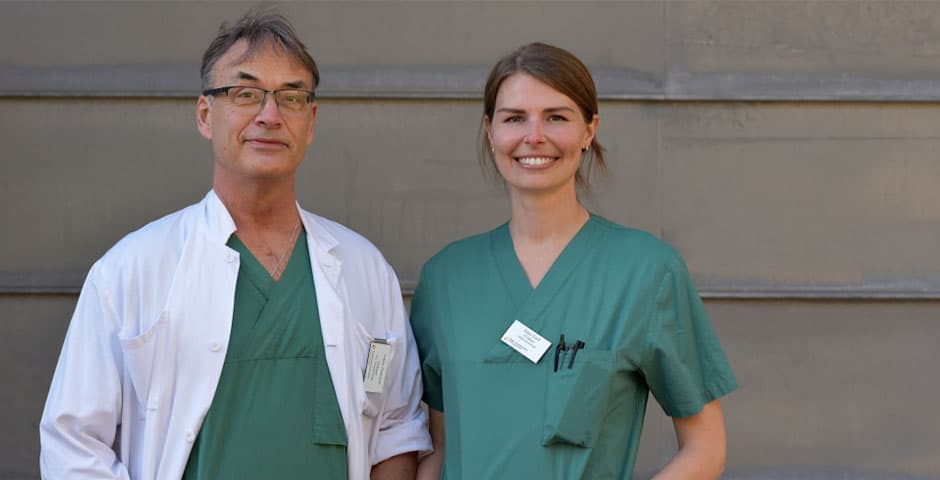 Niklas Marklund, professor i neurokirurgi vid Lunds universitet, överläkare vid Skånes universitetssjukhus. Anna Gard, doktorand vid Lunds universitet, ST-läkare i neurokirurgi vid Skånes universitetssjukhus.