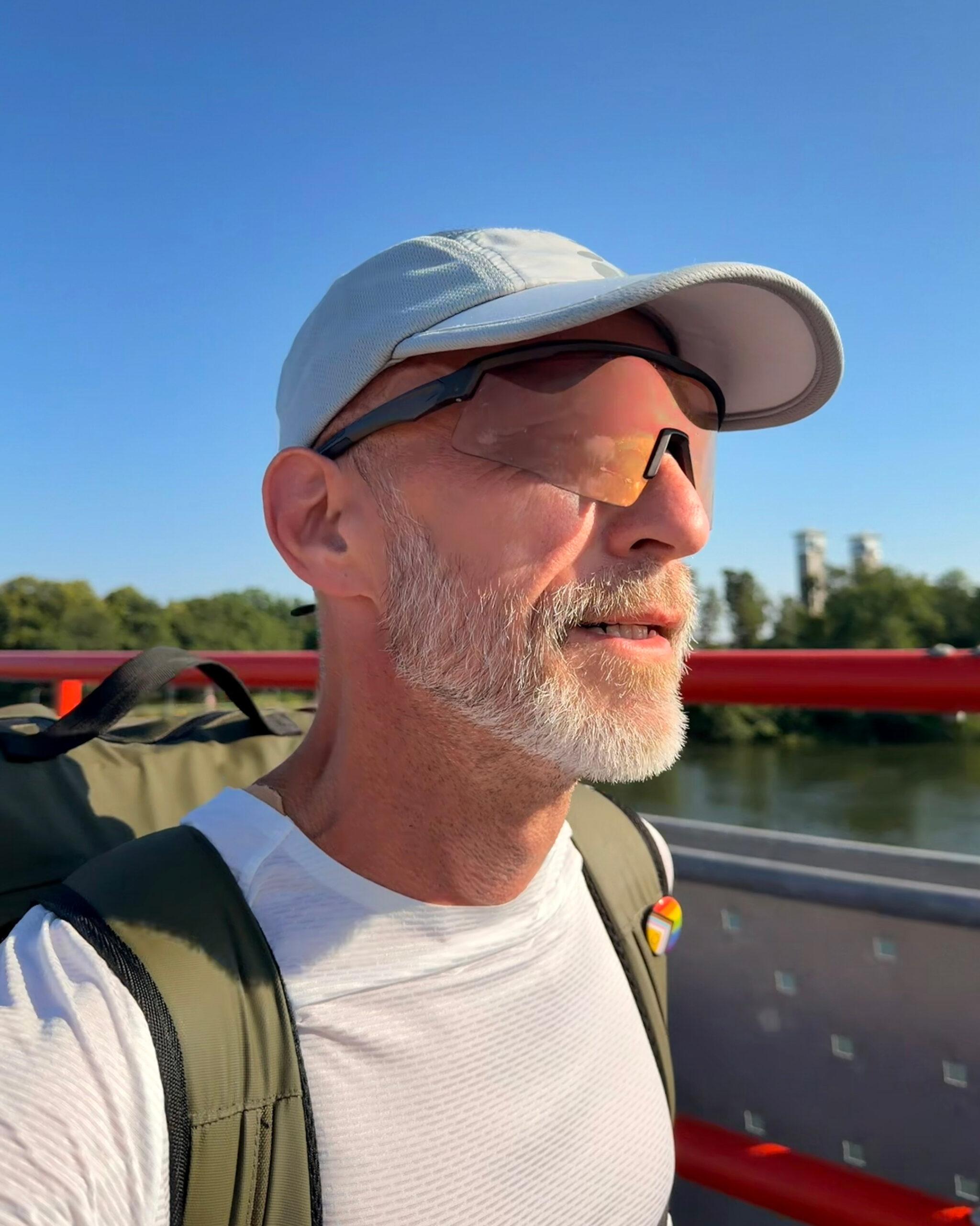 Joakim på Göta kanal.