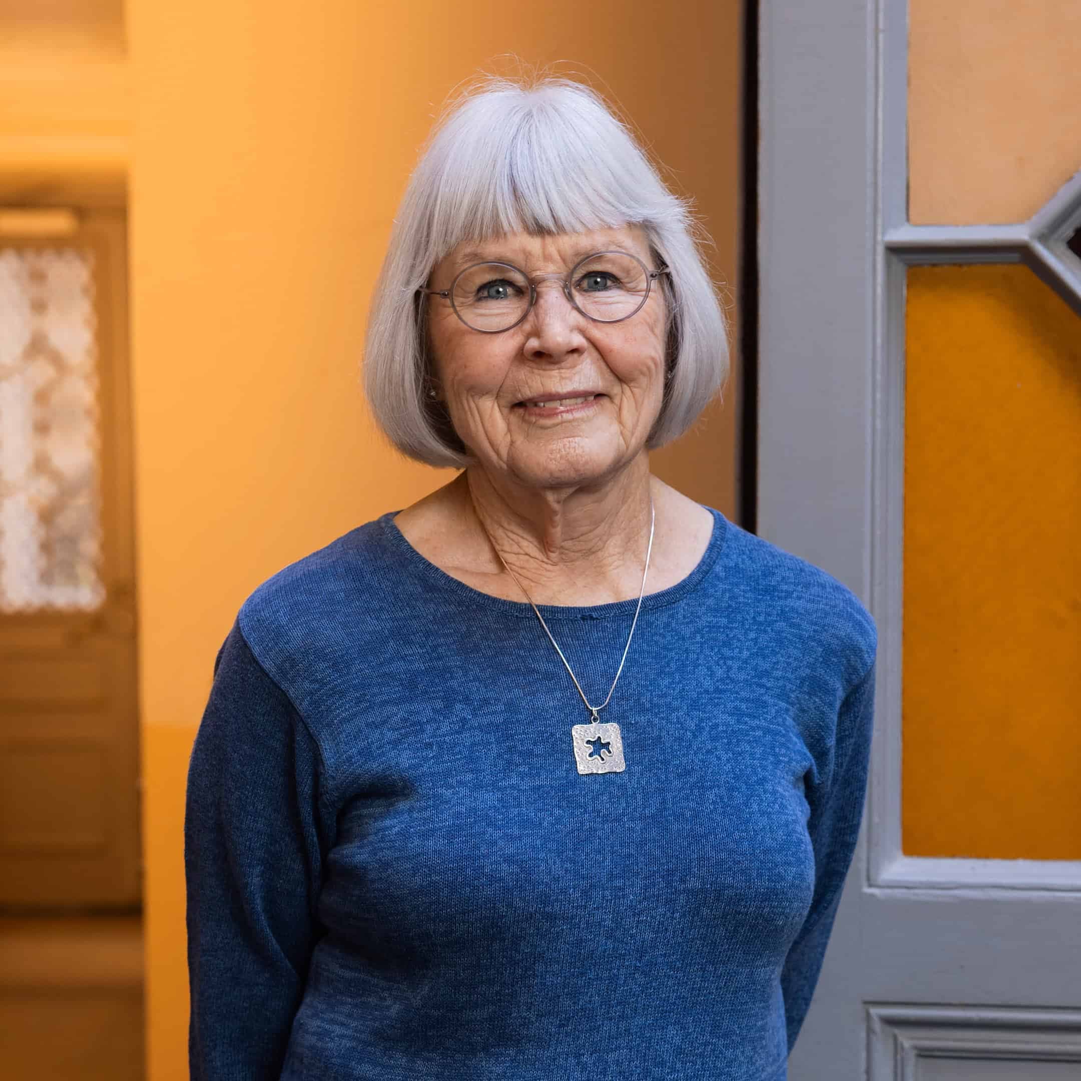 Porträtt av Ewa Färgerborg.