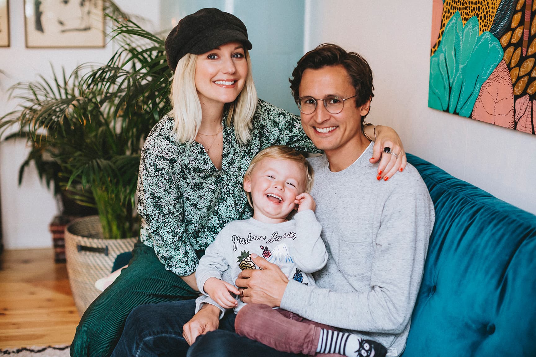 Niklas med familjen.