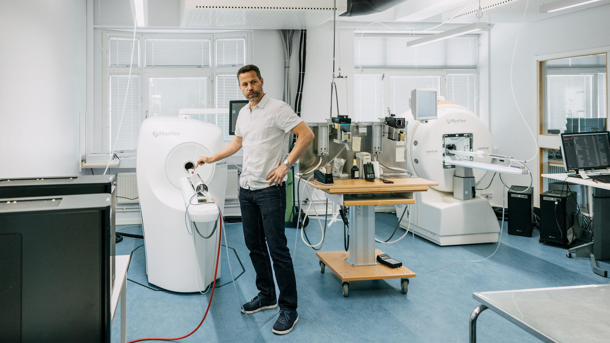 Dag Sehlin vid Nanoscan.