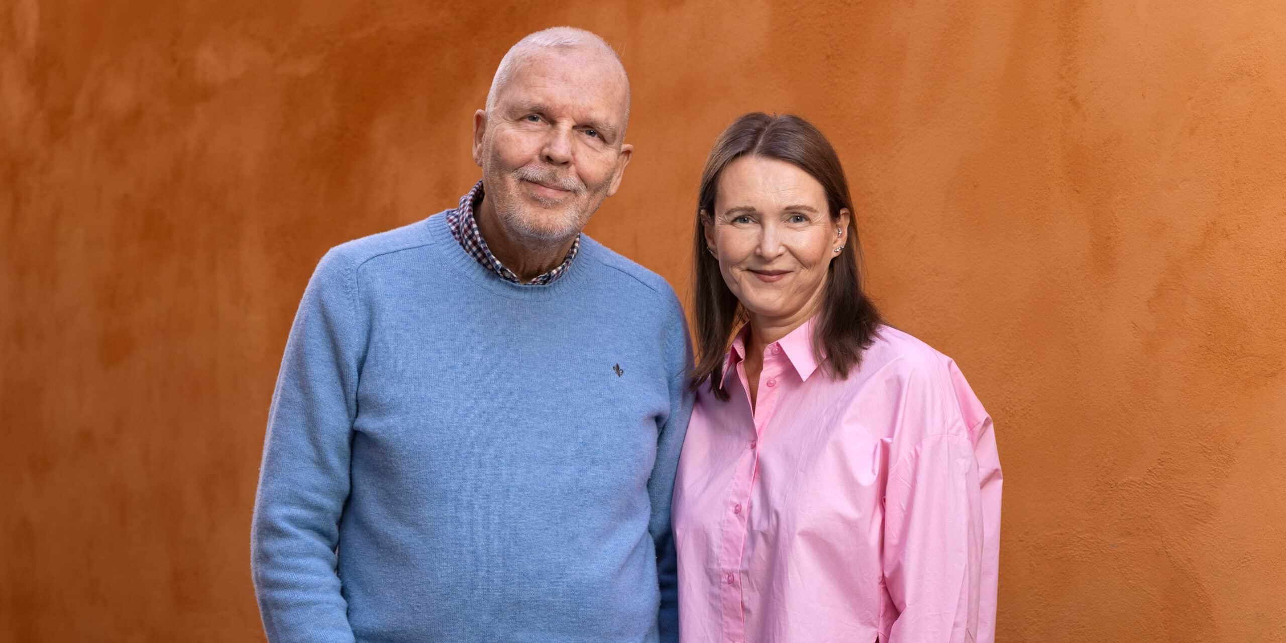 Porträtt av Mariette Barkar och Karl-Johan Asplund.