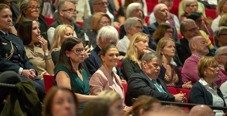 Kronprinsessan Victoria närvarade på Hjärnans dag 2019
