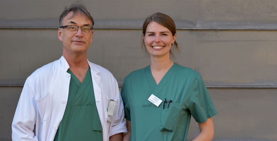 Niklas Marklund, professor i neurokirurgi vid Lunds universitet, överläkare vid Skånes universitetssjukhus. Anna Gard, doktorand vid Lunds universitet, ST-läkare i neurokirurgi vid Skånes universitetssjukhus.