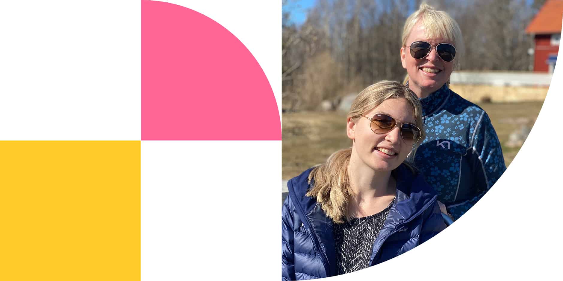 Victoria Sandsjoe är en av Sveriges yngsta ALS-patienter. Här är hon på rullstolspromenad med sin mamma, tillika assistent, Lotta Svenneling.