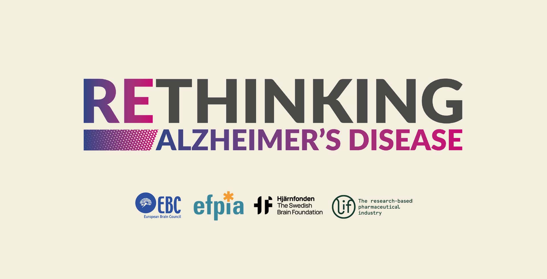 Grafik för webbinariet Rethinking Alzheimer’s disease.